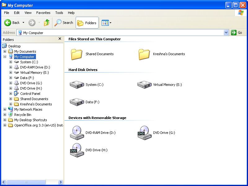 External USB hard drive disappears can only be explored from Computer